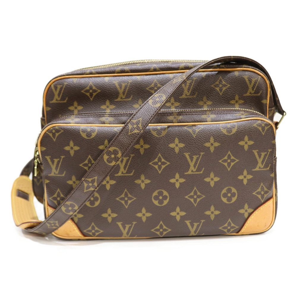 LOUIS VUITTON Nile Monogram Brown LV Shoulder Bag